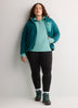 Green Long-Sleeve Half-Zip Textured Performance Pullover - Active Zone
