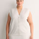 Sleeveless Knit Cardigan - Active Zone