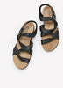Wide Width, Flat Laurieann Bell Strappy Sandal - Clarks