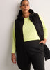 Long Quilted Knit Sleeveless Hooded Vest - Active Zone