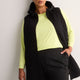 Long Quilted Knit Sleeveless Hooded Vest - Active Zone
