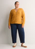 Loose Pointelle Knit Sweater Cardigan