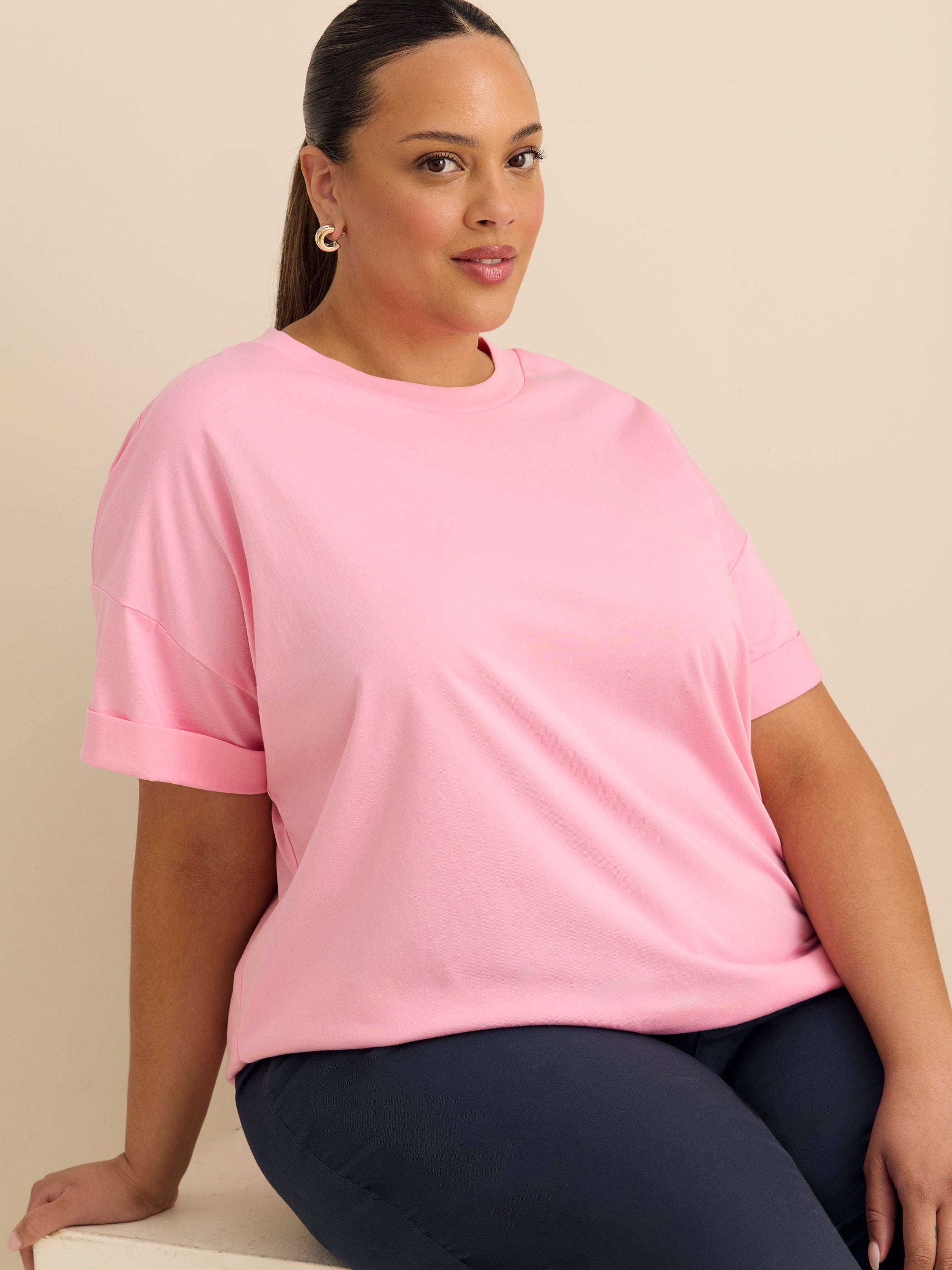 Boxy-Fit Crewneck Tee