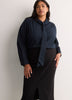 Black Pull-On Pencil Skirt