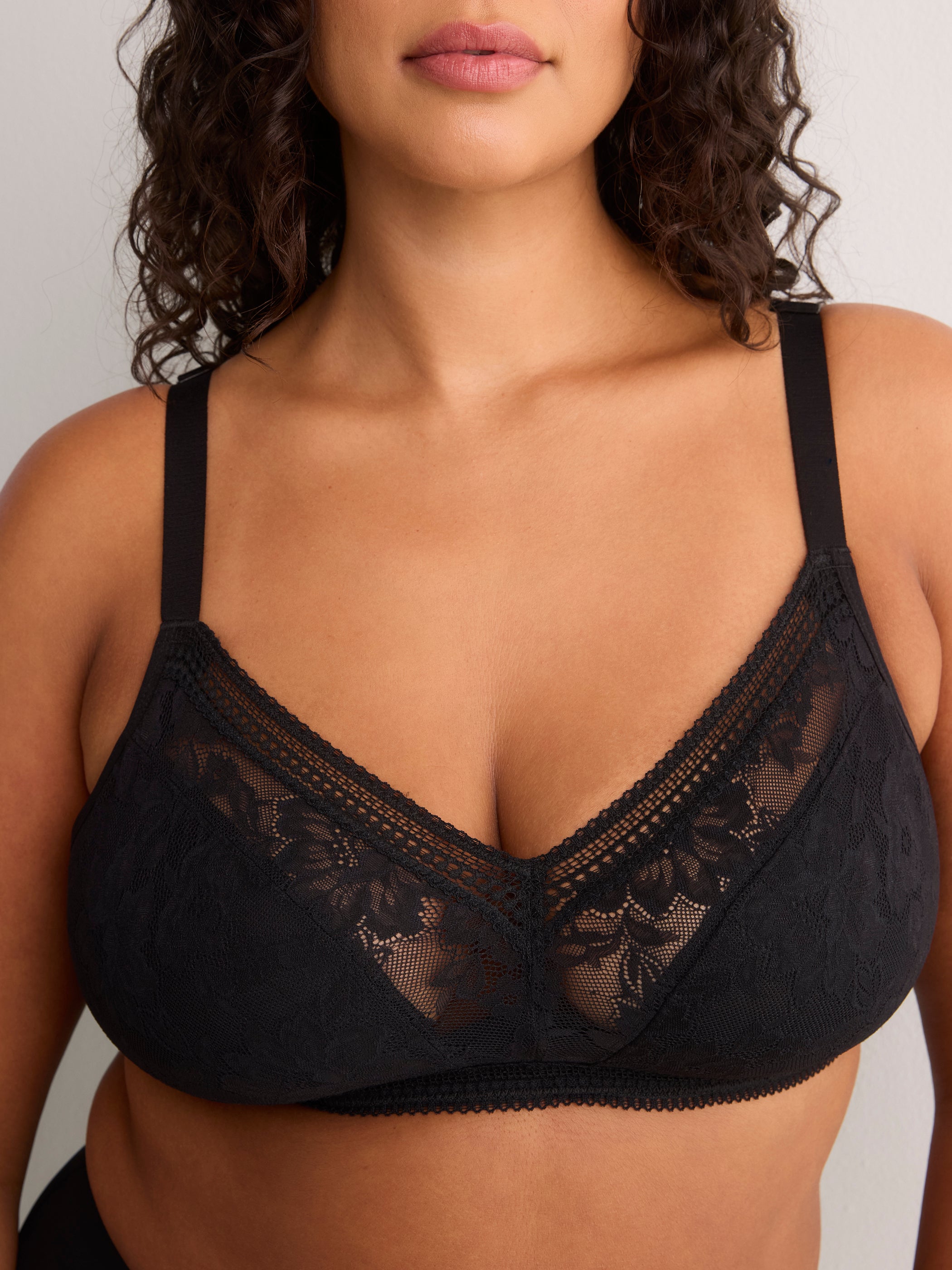 Lace Knit Bralette - tiVOGLIO