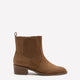 Wide Width, Cognac Microsuede Western Bootie