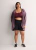 French Terry Hooded Open Cardigan - Active Zone