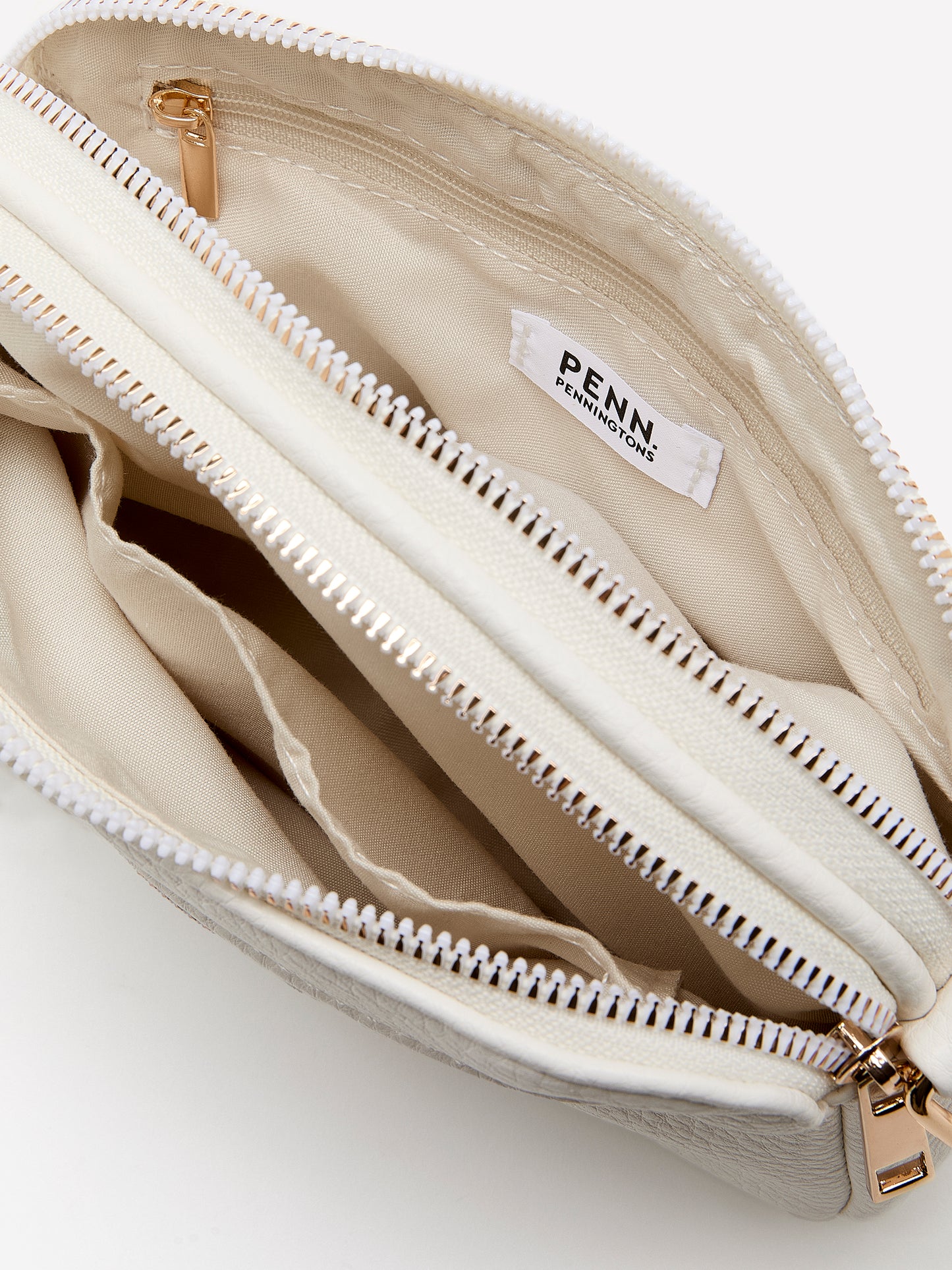 Double Zip Crossbody Bag with Tassel