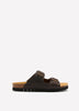Wide-Width, Beta Double Buckle Band Sandal - Plakton