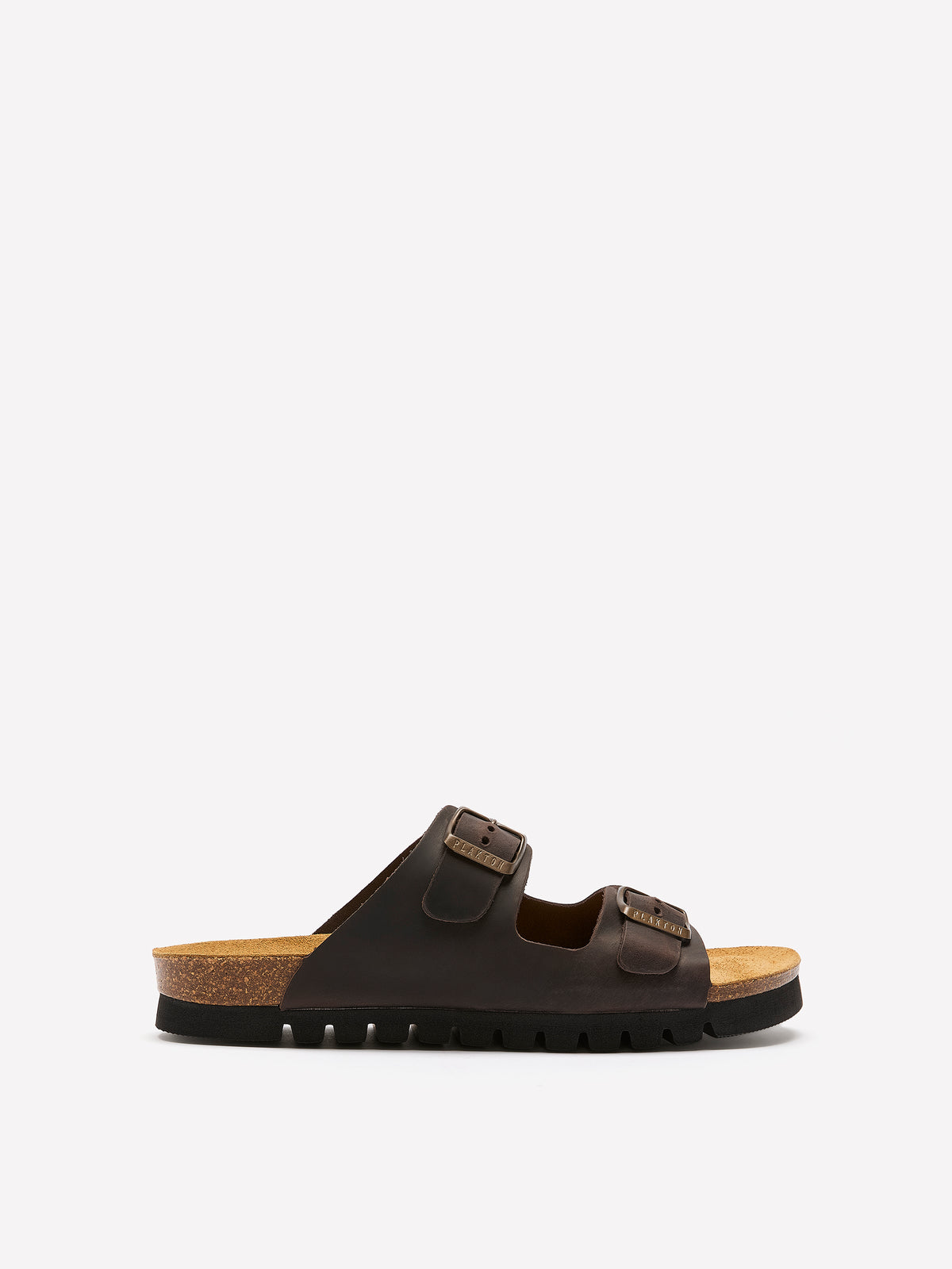 Wide-Width, Beta Double Buckle Band Sandal - Plakton