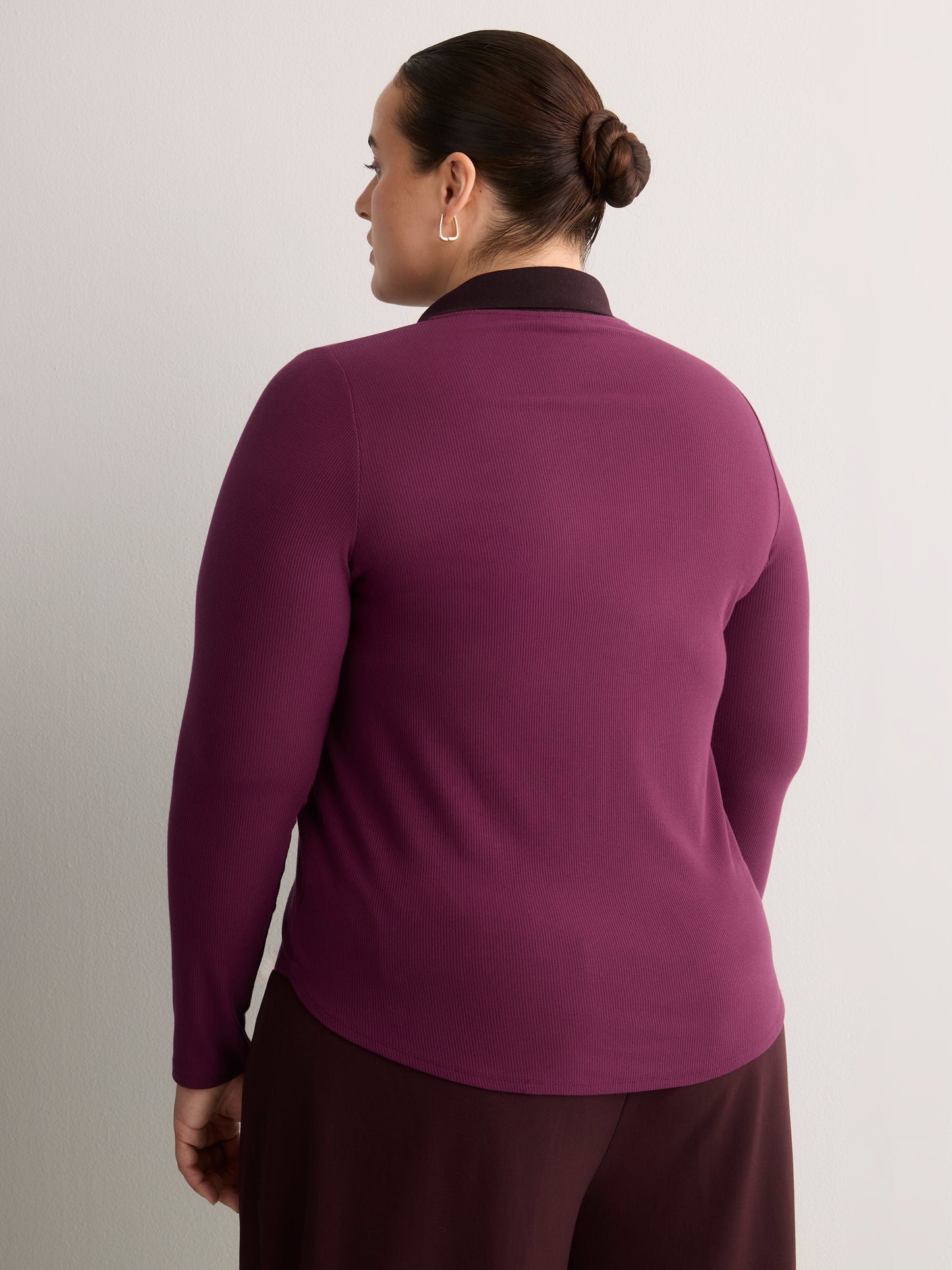 Responsible, Straight-Fit Long-Sleeve Ribbed Knit Polo Shirt