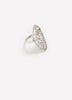 Oval Ring with Stones
