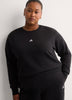 Black Feel Cozy Fleece Sweatshirt with Small Logo - adidas