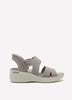 Wide Width, Pier Lite Scallop Cut Slip-On Sandal - Skechers