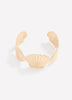 Golden Shell-Shaped Cuff Bracelet