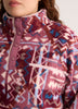 Helvetia II Printed Cropped Half-Snap Fleece Pullover - Columbia