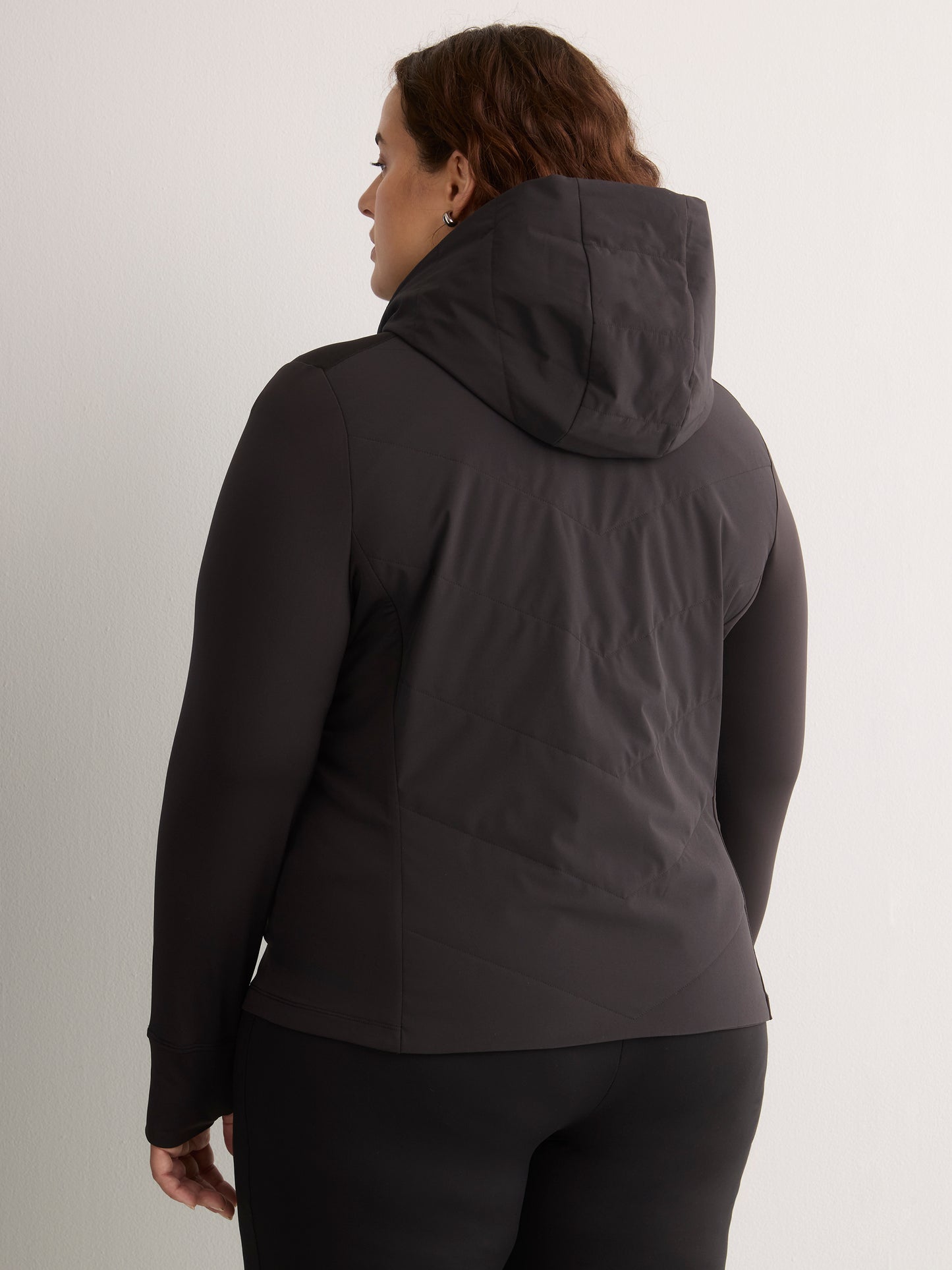 Black Second Skin Quilted Jacket - Active Zone