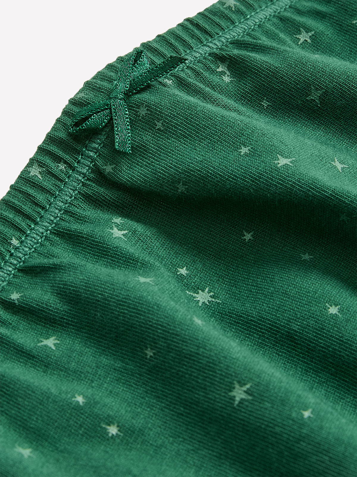 Green Star-Print Cotton Full Brief - tiVOGLIO