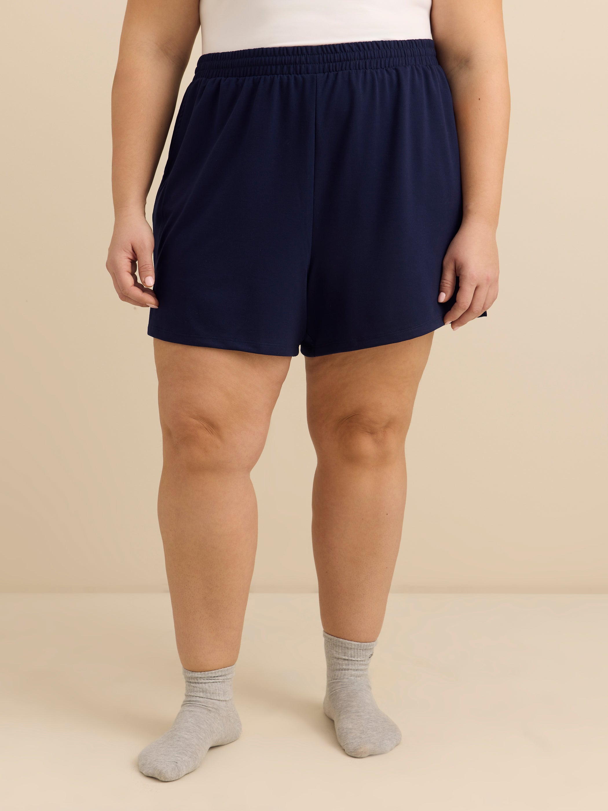 Blue French Terry Boxer Short - ti Voglio
