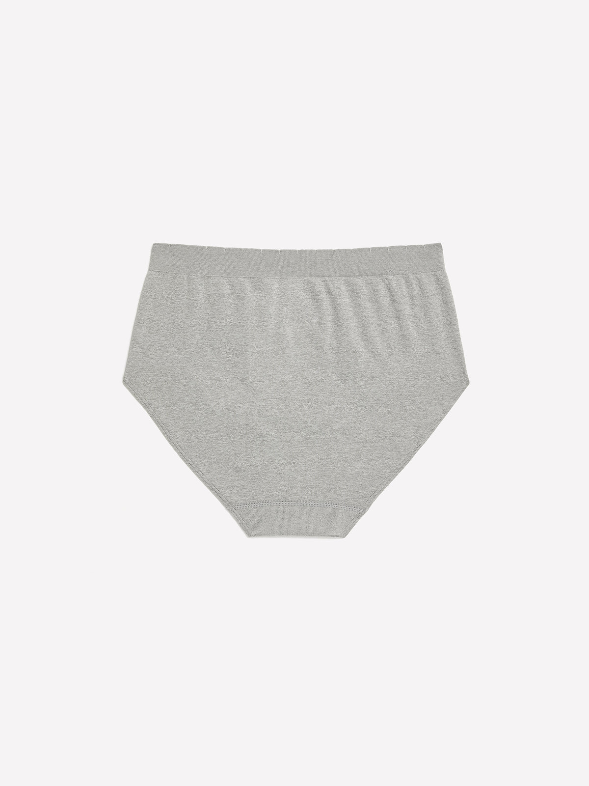 Heather Grey Seamless Full Brief - tiVOGLIO