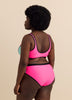 Neon Zippered-Front Crop Swim Top - Body Glove