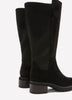 Wide Width, Black Andina Tall Microsuede Boot