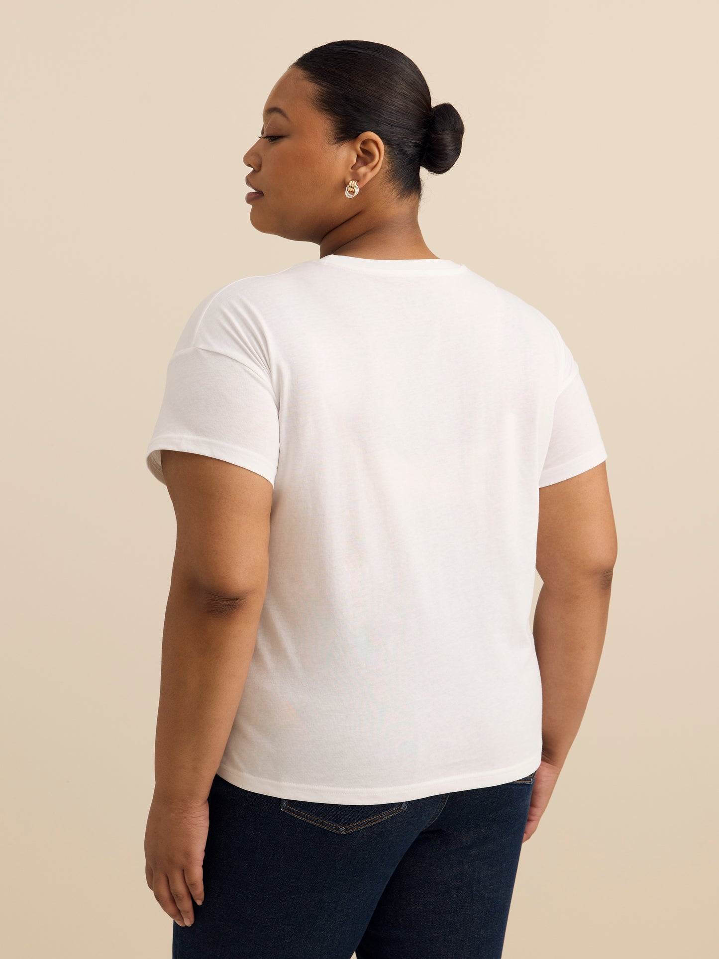 Disney White Boxy Tee