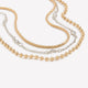 Multi-Layer Mixed Metal Necklace