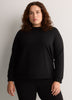 Loose French Terry Raglan-Sleeve Crew-Neck Sweatshirt
