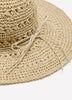 Open Weave Wide Rim Straw Hat