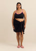 Black Pareo with Tassels