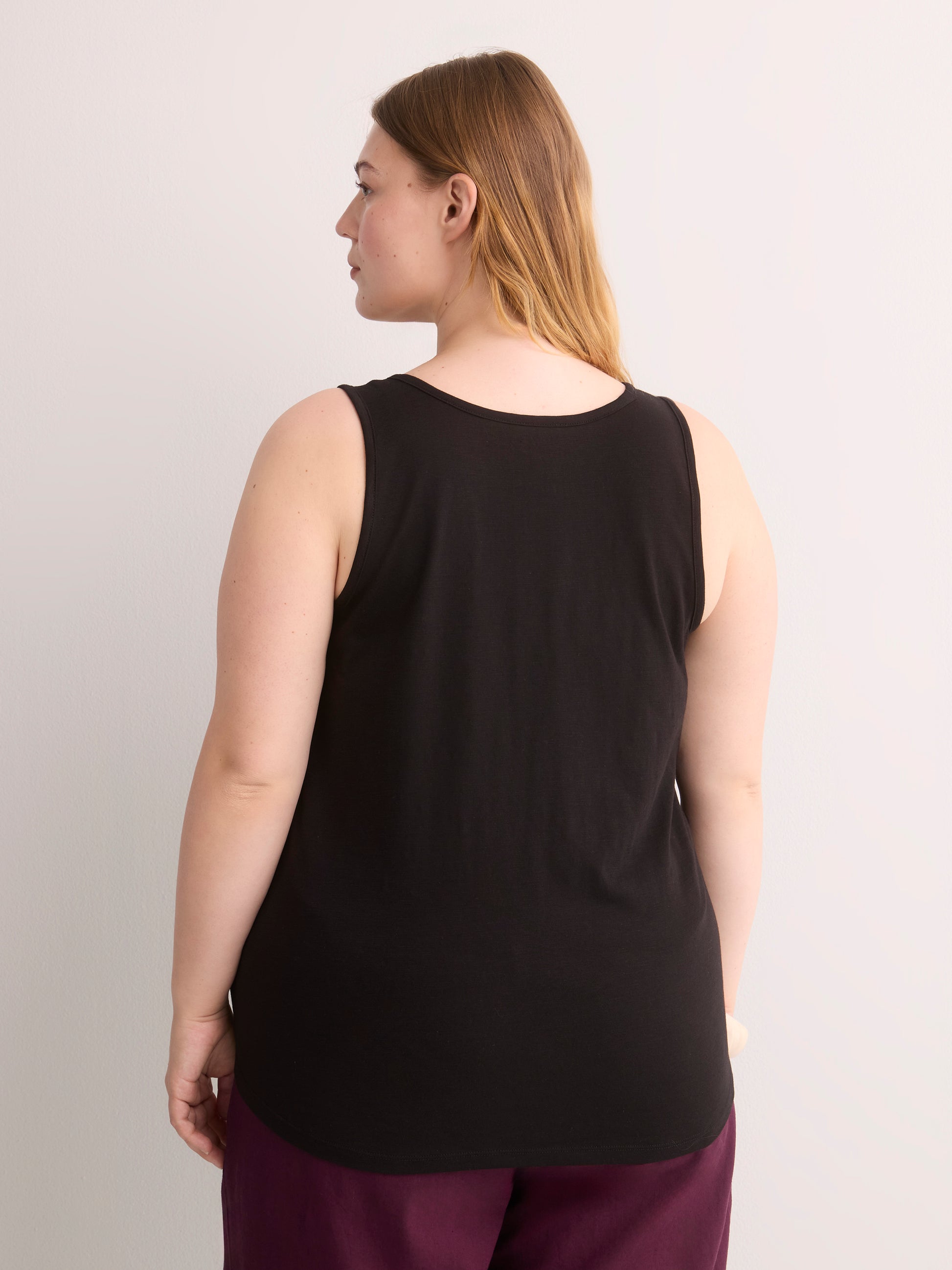Straight Henley Tank Top