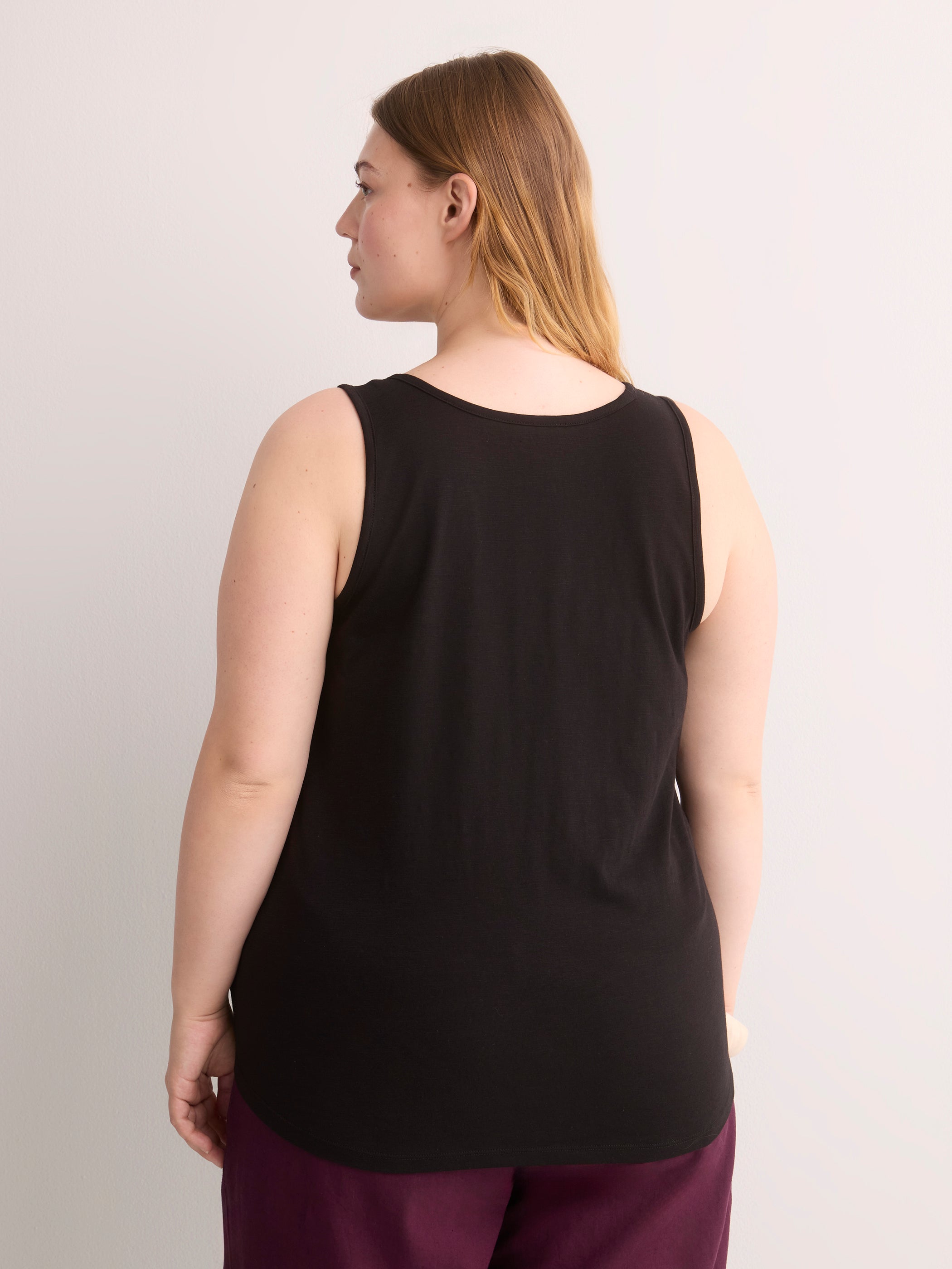 Straight Henley Tank Top