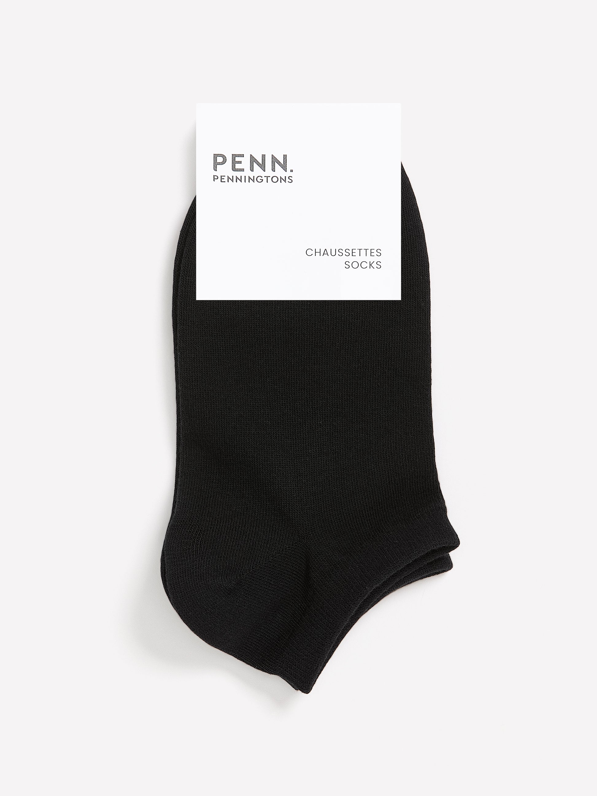 Black Basic Ankle Socks