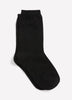 Black Basic Crew Socks