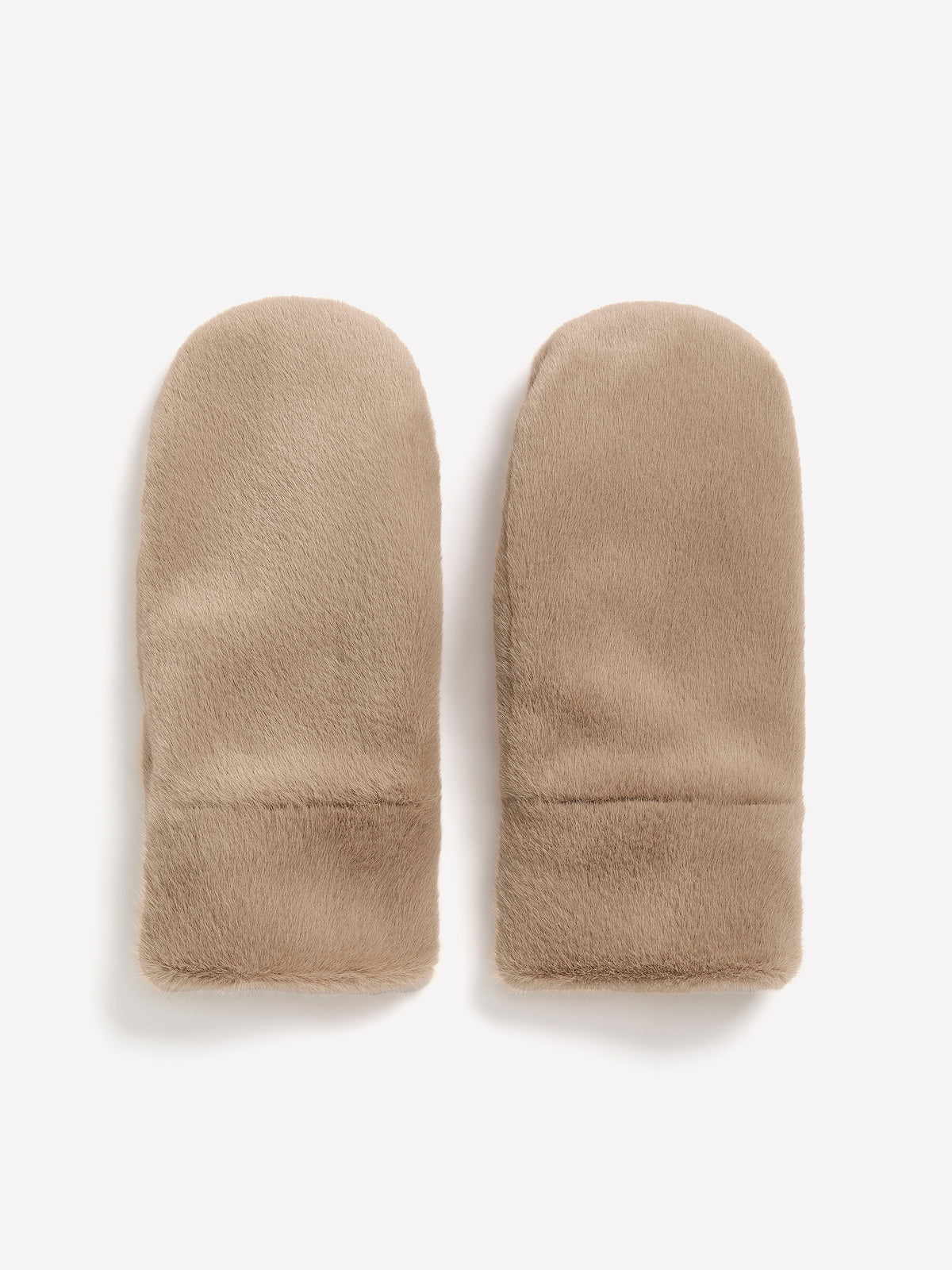 Faux-Fur Mittens