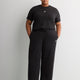 Black Essential Fleece Open-Hem Pant - adidas