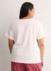 Short-Sleeve Boxy Pyjama Top with Snow White Print - tiVOGLIO