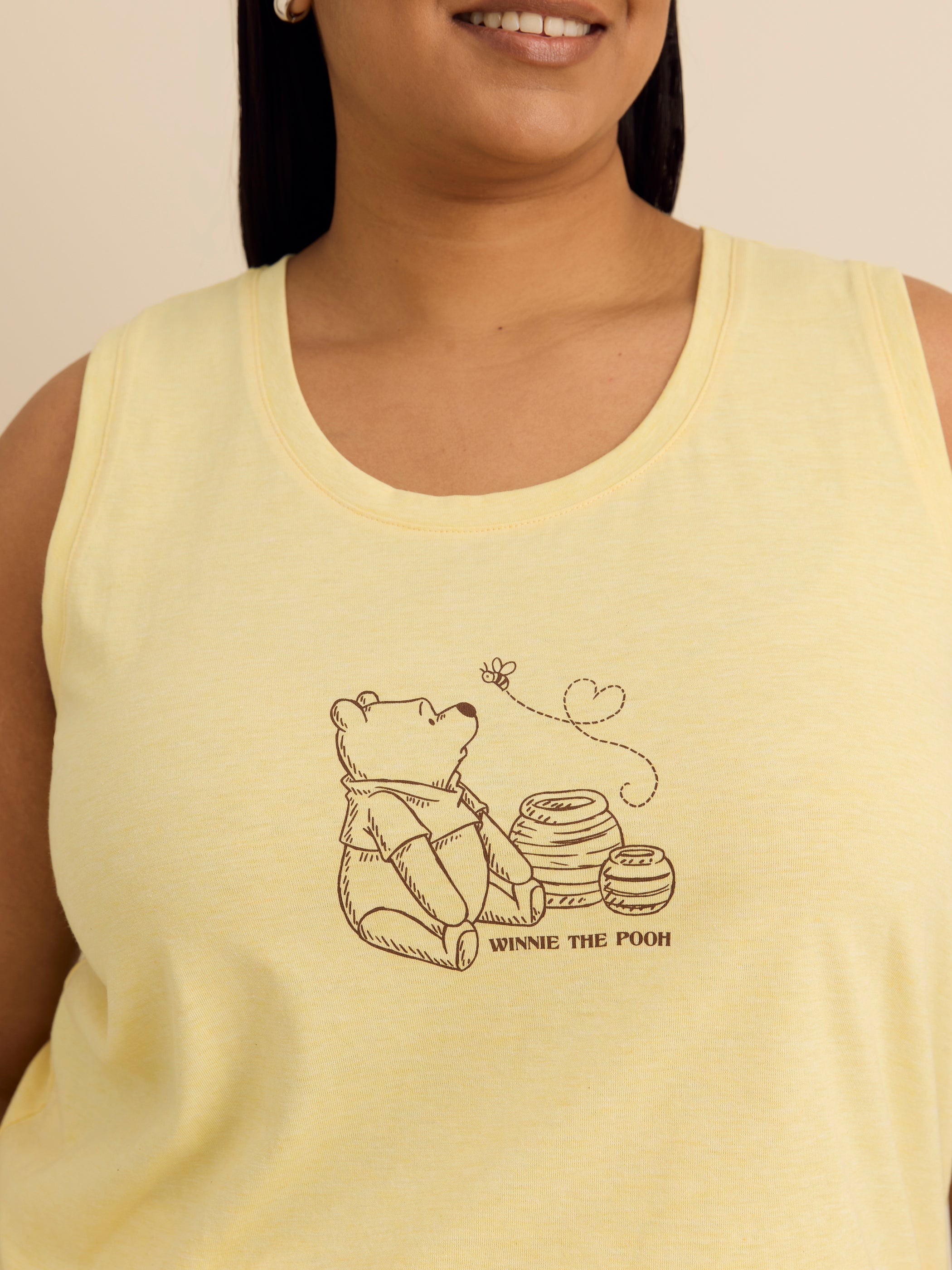 Winnie the Pooh Henley Pyjama Tank Top - ti Voglio