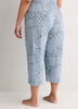 Printed Straight-Leg Capri Pyjama Pant - ti Voglio