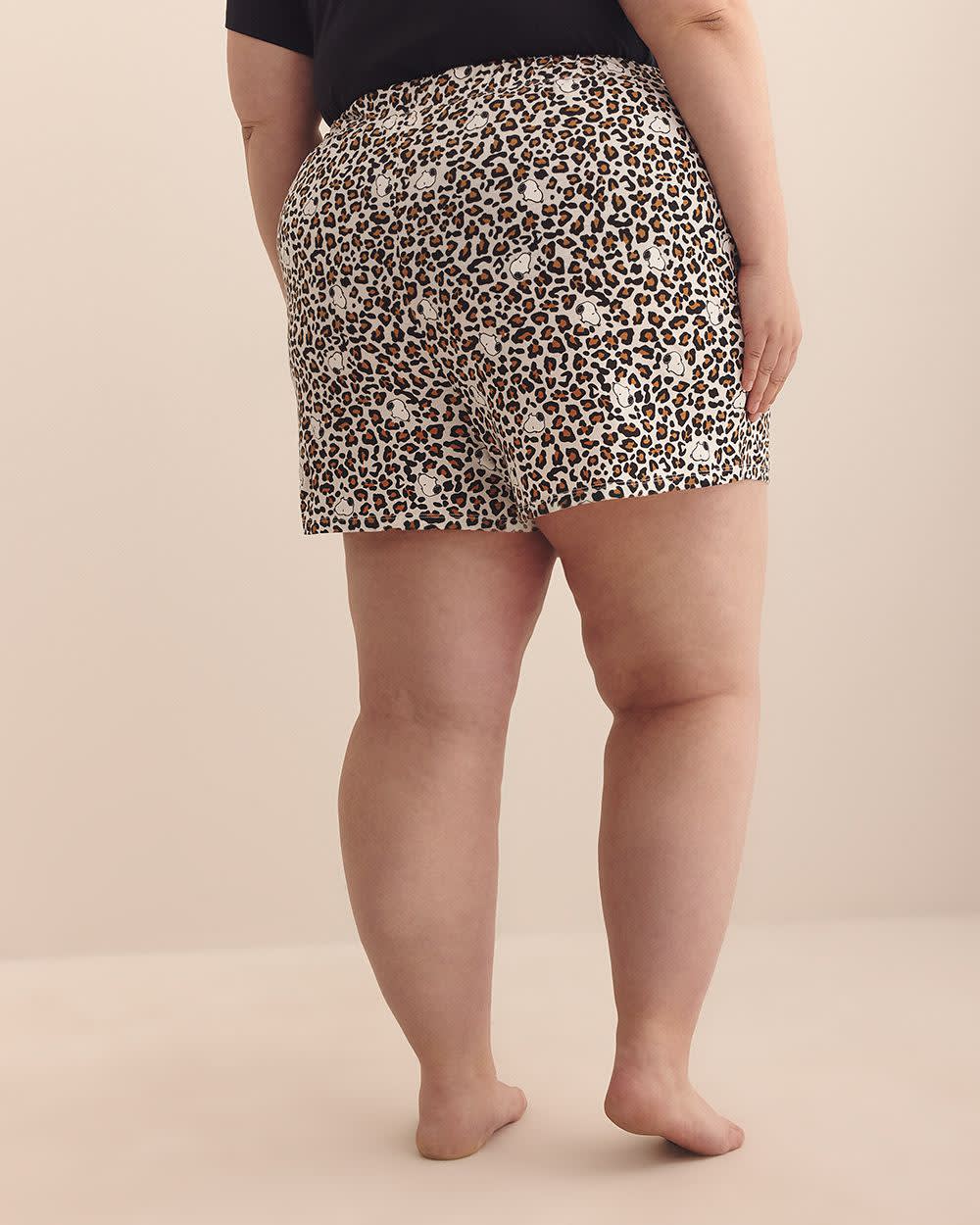Short boxer de Snoopy à  motif de guépard - ti Voglio