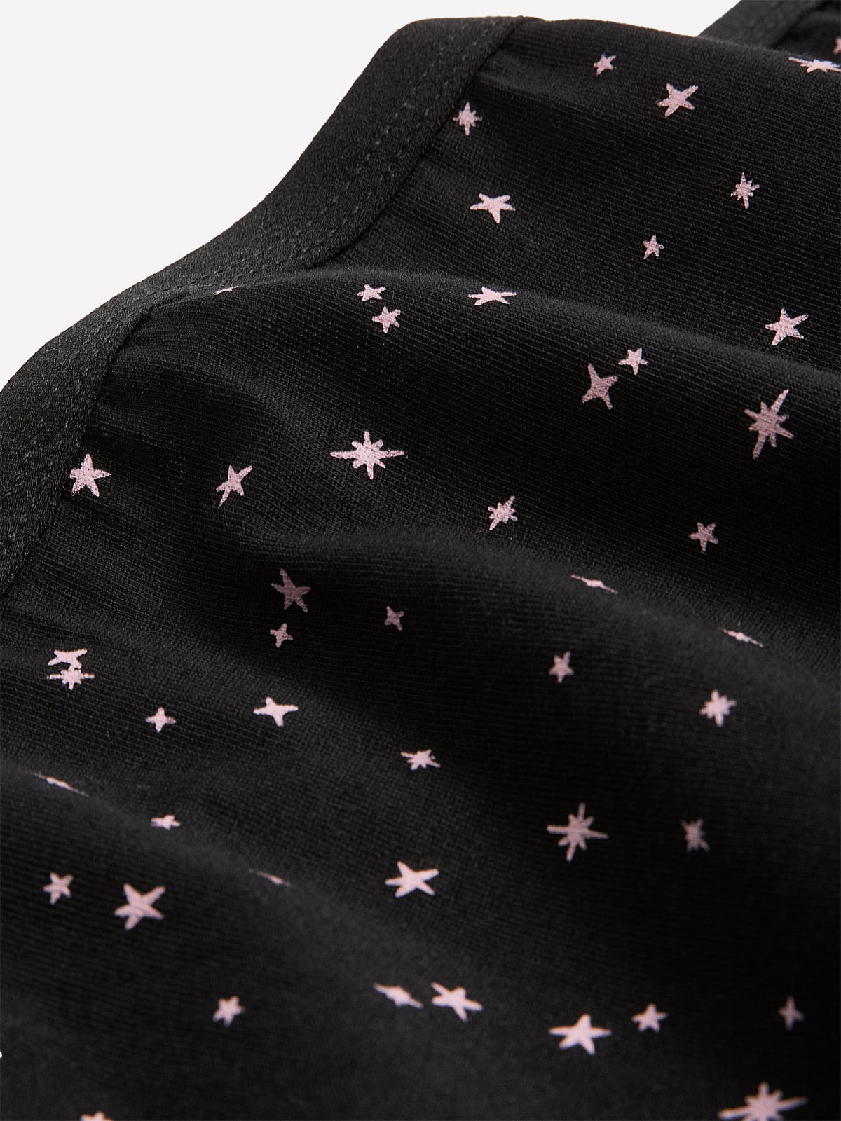 Black Star-Print Full Cotton Brief - tiVOGLIO