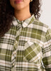 Plaid Flannel Buttoned-Down Tunic Shirt