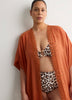 Long Cape with Crochet Trim