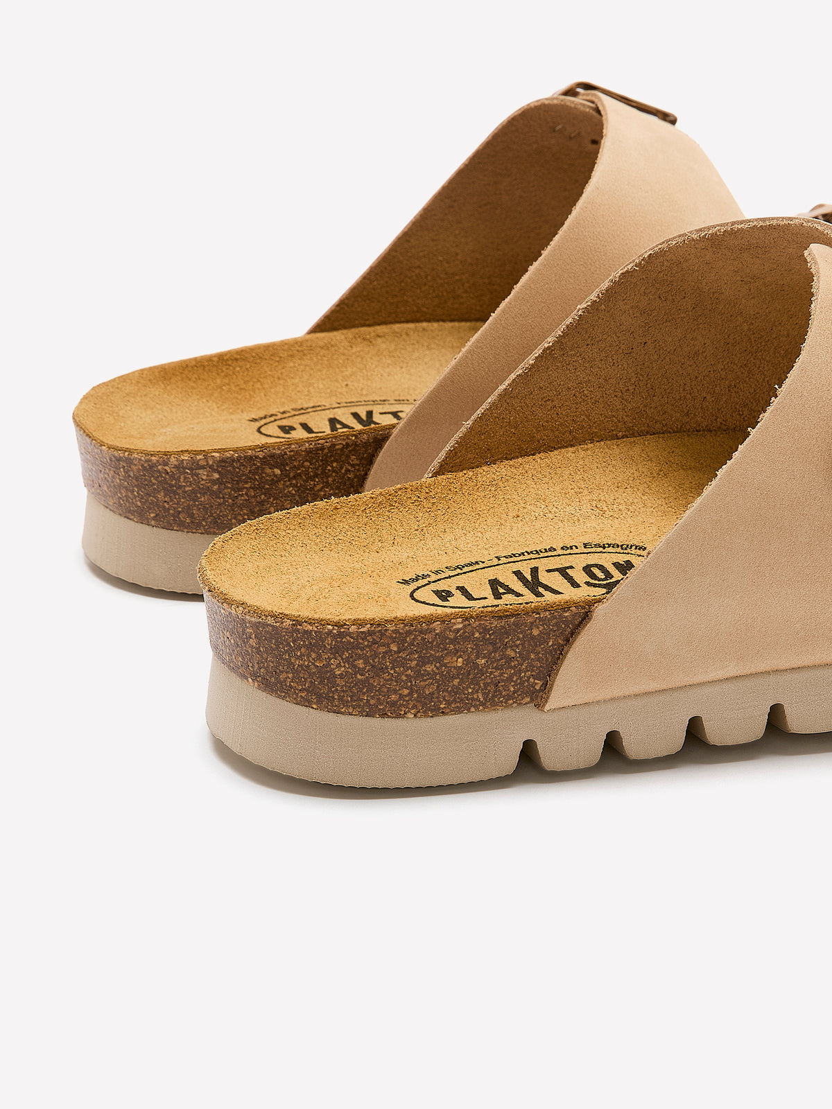 Wide-Width, Beta Double Buckle Band Sandal - Plakton