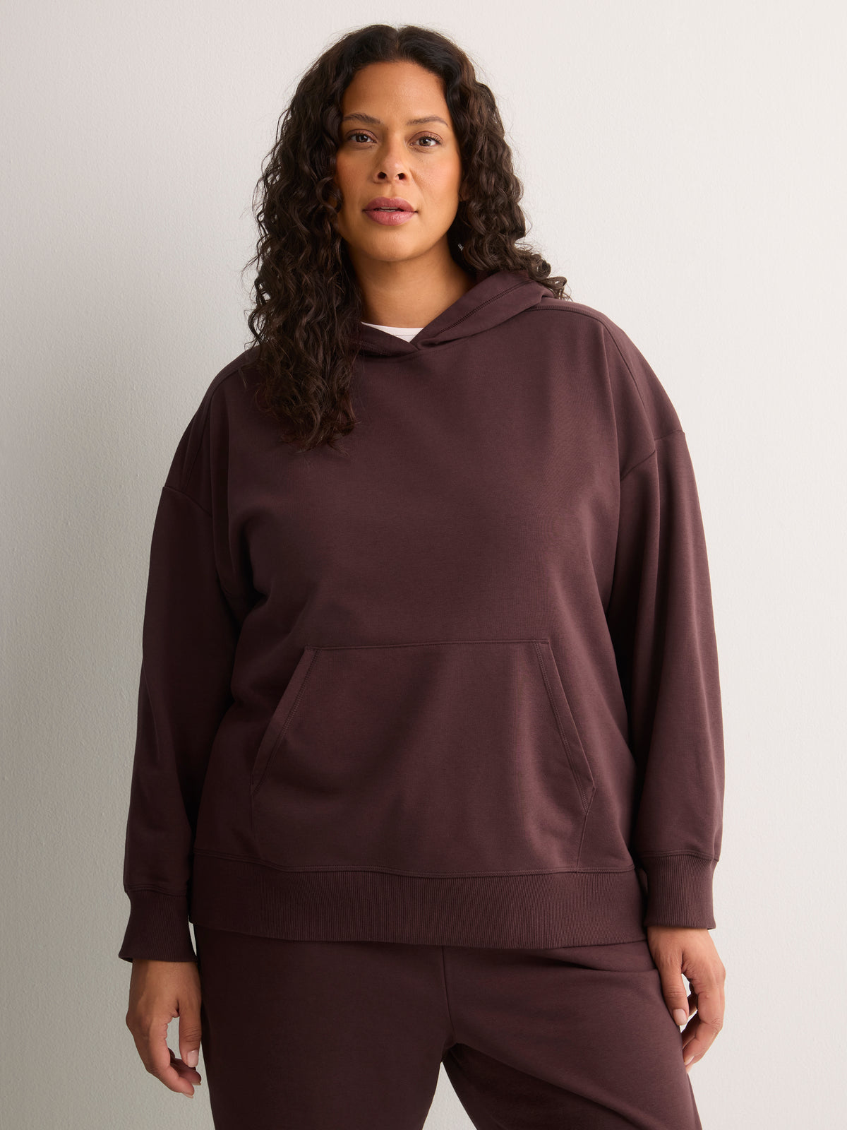 Compact French Terry Hooded Sweatshirt - Active Zone
