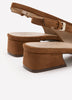 Wide Width, Ginger Microsuede Slingback Low-Heel Shoe - Naturalizer