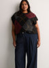 Pleated Wide-Leg High-Rise Classic Denim Pant - d/C Jeans