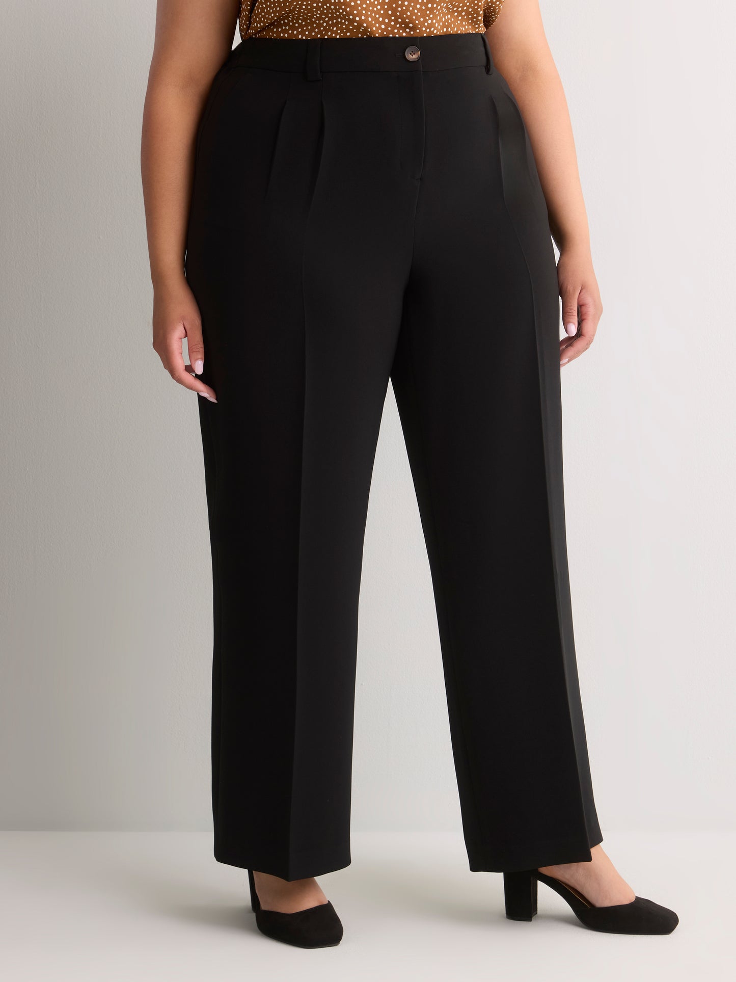 Wide-Leg City Pant
