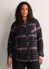 Plaid Flannel Buttoned-Down Tunic Shirt